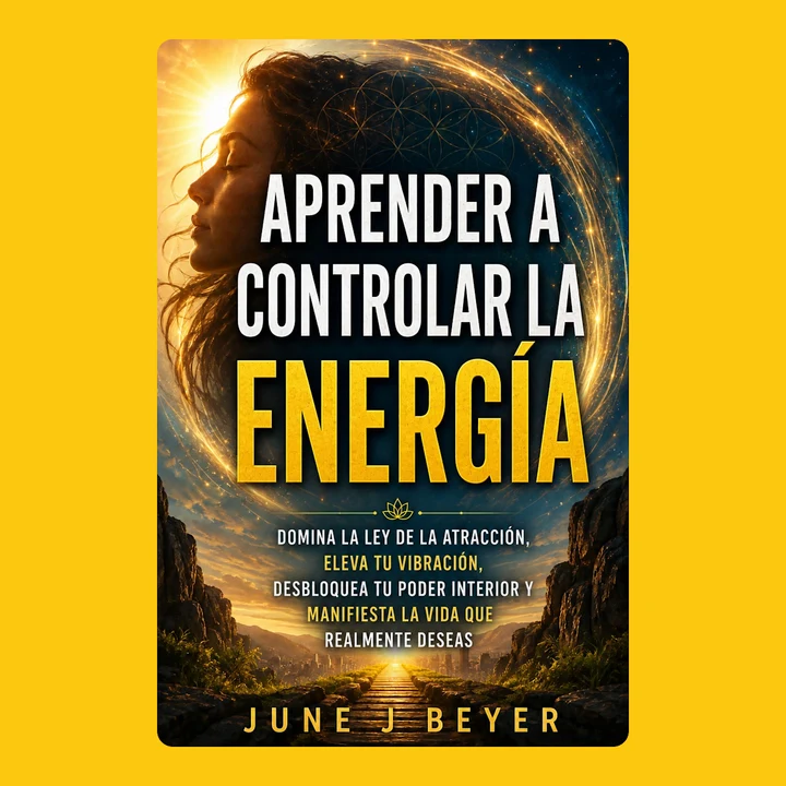 Portada de Aprender a controlar la energía: Domina la Ley de la Atracción, eleva tu vibración, desbloquea tu poder interior y manifiesta la vida que realmente deseas, de June J Beyer