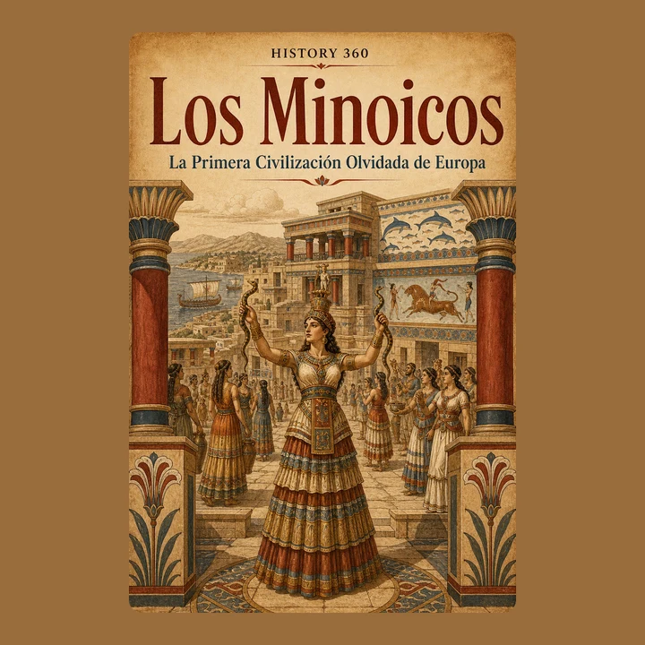 Portada de Los Minoicos. La Primera Civilización Olvidada de Europa., de HISTORY 360