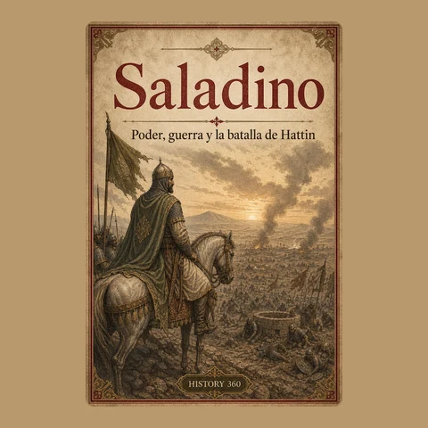 Portada de Saladino. Poder, guerra y la batalla de Hattin.