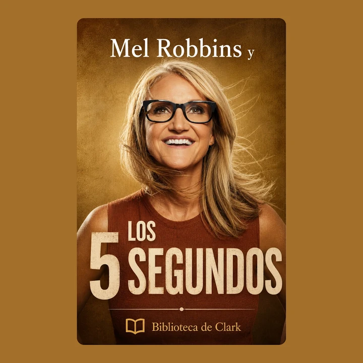 Portada de Mel Robbins y LOS 5 SEGUNDOS, de Biblioteca de Clark