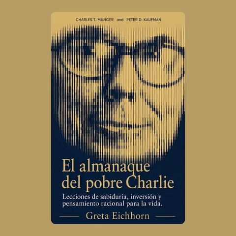 Portada de Charles T. Munger and Peter D. Kaufman and El almanaque del pobre Charlie: Lecciones de sabiduría, inversión y pensamiento racional para la vida.