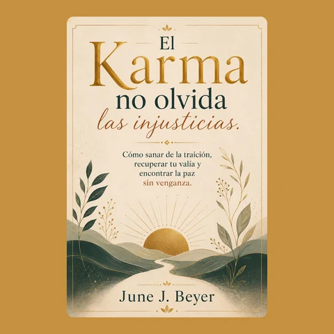 Portada de El karma no olvida las injusticias: Cómo sanar de la traición, recuperar tu valía y encontrar la paz sin venganza