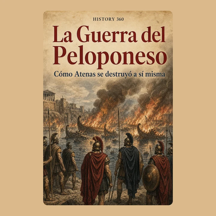 Portada de La Guerra del Peloponeso. Cómo Atenas se destruyó a sí misma., de HISTORY 360