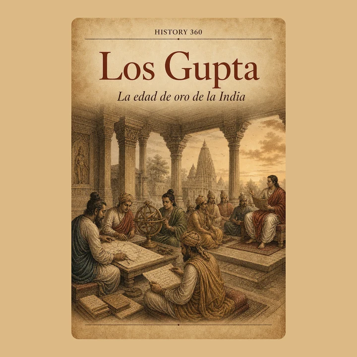 Portada de Los Gupta. La edad de oro de la India., de HISTORY 360