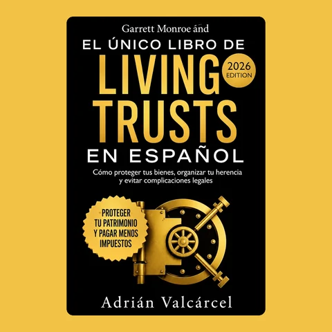 Portada de Garrett Monroe and El único libro de Living Trusts en español: Cómo proteger tus bienes, organizar tu herencia y evitar complicaciones legales