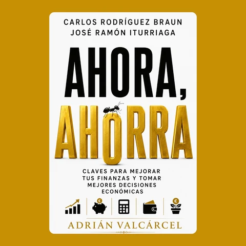 Portada de Carlos Rodríguez Braun and Ahora, ahorra: Claves para mejorar tus finanzas y tomar mejores decisiones económicas