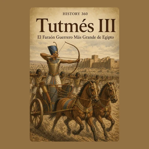 Portada de Tutmés III. El Faraón Guerrero Más Grande de Egipto.