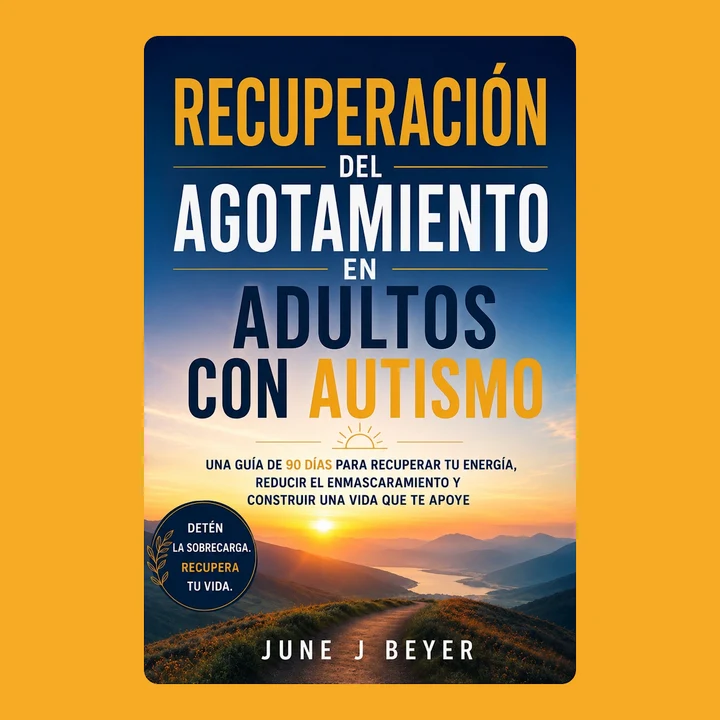 Portada de Recuperación del agotamiento en adultos con autismo: Una guía de 90 días para recuperar tu energía, reducir el enmascaramiento y construir una vida que te apoye, de Unknown