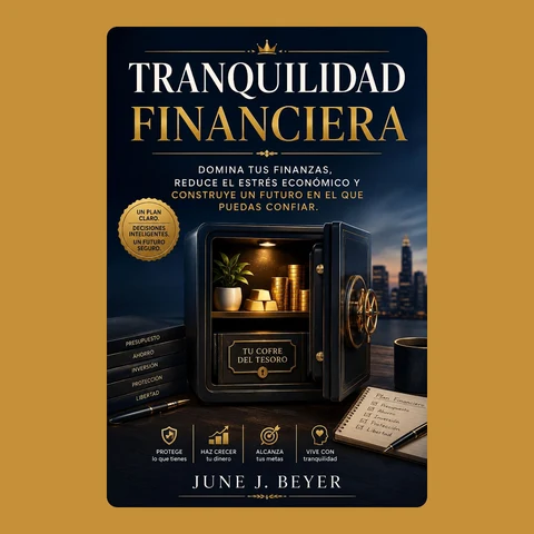 Portada de Tranquilidad financiera: Domina tus finanzas, reduce el estrés económico y construye un futuro en el que puedas confiar