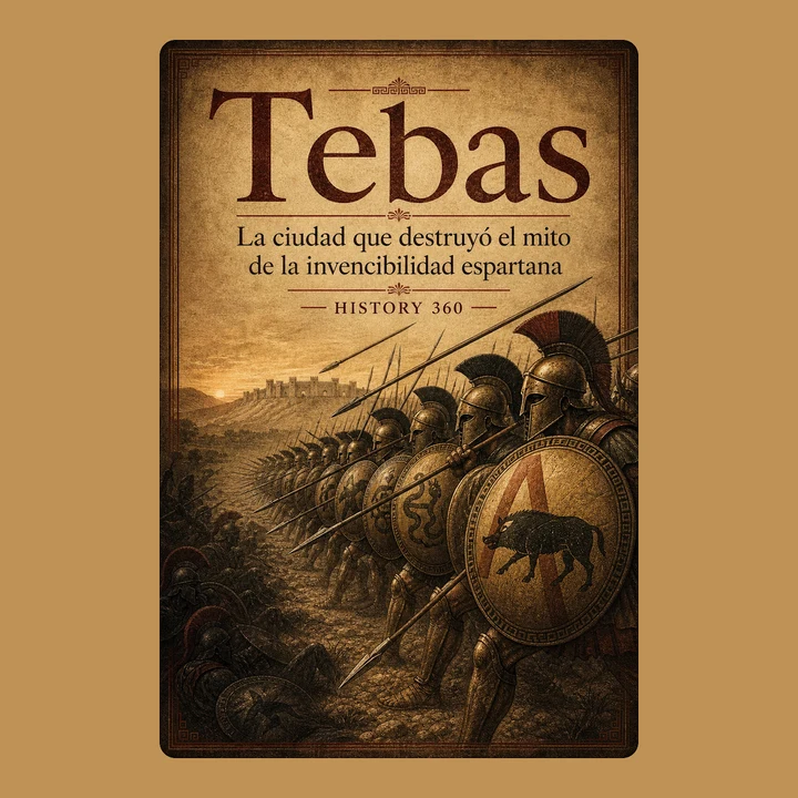 Portada de Tebas. La ciudad que destruyó el mito de la invencibilidad espartana., de HISTORY 360