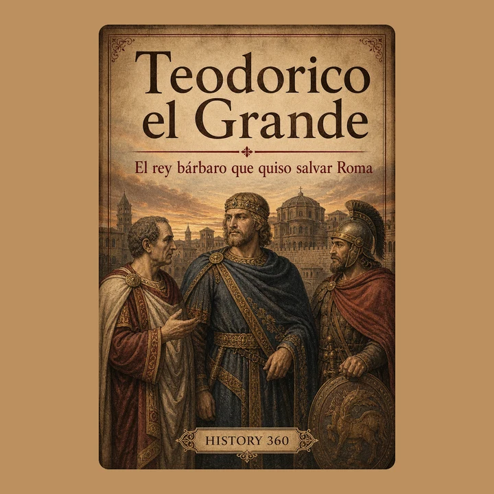 Portada de Teodorico el Grande. El rey bárbaro que quiso salvar Roma., de HISTORY 360