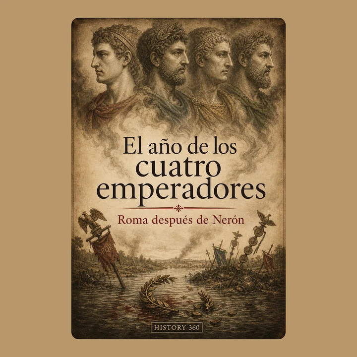 Portada de El año de los cuatro emperadores. Roma después de Nerón., de HISTORY 360