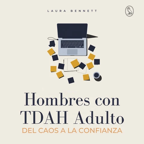 Portada de Hombres con TDAH Adulto: Del Caos a la Confianza: Mejora tu Concentración, Supera Desafíos y Alcanza el Éxito Sin Sentirte Abrumado