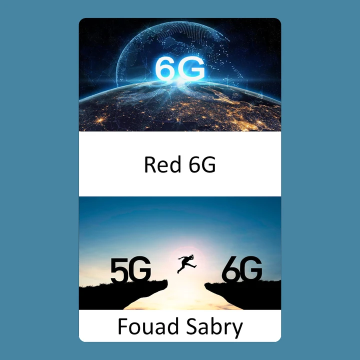 Portada de Red 6G: Conectando los mundos cibernético y físico, de Fouad Sabry