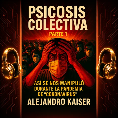 Portada de Psicosis colectiva — Parte 1: Así se nos manipuló durante la pandemia de "coronavirus"