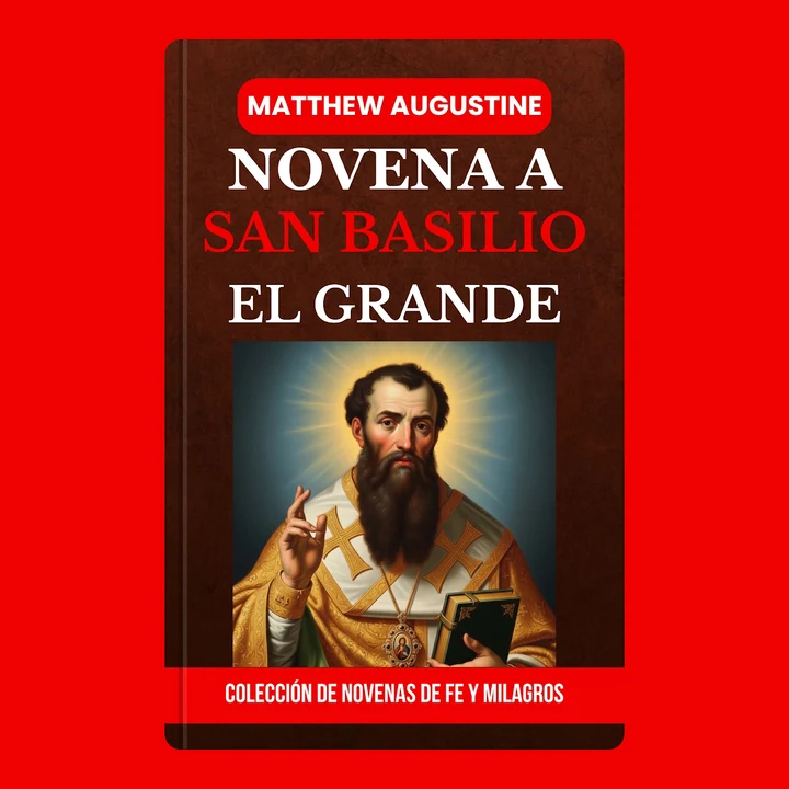 Portada de NOVENA A SAN BASILIO EL GRANDE: Padre de la Iglesia y Patrón del Monacato y la Liturgia: Un compañero de oración de nueve días de la Colección de Novena de Fe y Milagros, de MATTHEW AUGUSTINE