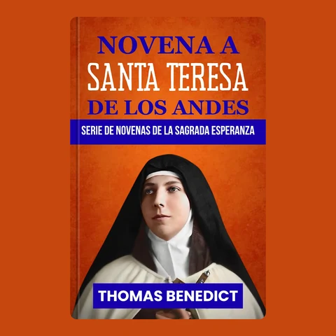 Portada de NOVENA A SANTA TERESA DE LOS ANDES: Joven Santo de la Pureza, la Alegría y la Devoción Fiel: Un Viaje de Oración de Nueve Días de la Novena a la Sagrada Esperanza