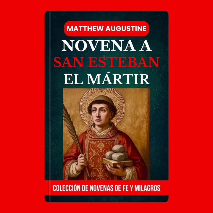 Portada de NOVENA A SAN ESTEBAN EL MÁRTIR: Primer Mártir Cristiano y Patrón de los Diáconos – Una Devoción de Oración de Nueve Días de la Colección de la Novena de Fe y Milagros, de MATTHEW AUGUSTINE