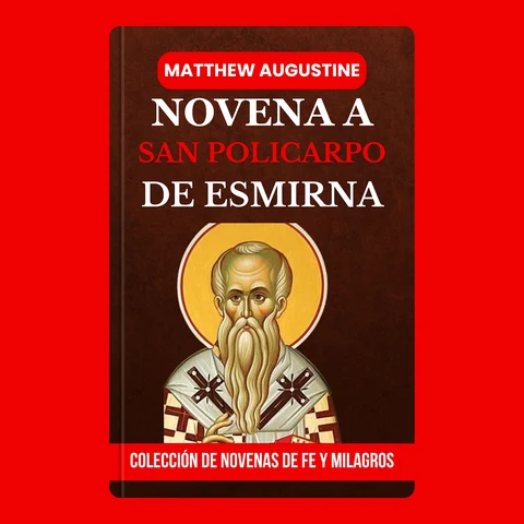 Portada de NOVENA A SAN POLICARPO DE ESMIRNA: Padre de la Iglesia Primitiva y Patrón de la Perseverancia en la Fe: Guía de Oración de Nueve Días de la Novena de Fe y Milagros