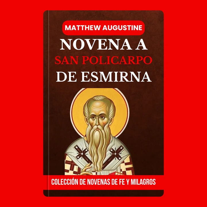 Portada de NOVENA A SAN POLICARPO DE ESMIRNA: Padre de la Iglesia Primitiva y Patrón de la Perseverancia en la Fe: Guía de Oración de Nueve Días de la Novena de Fe y Milagros, de MATTHEW AUGUSTINE