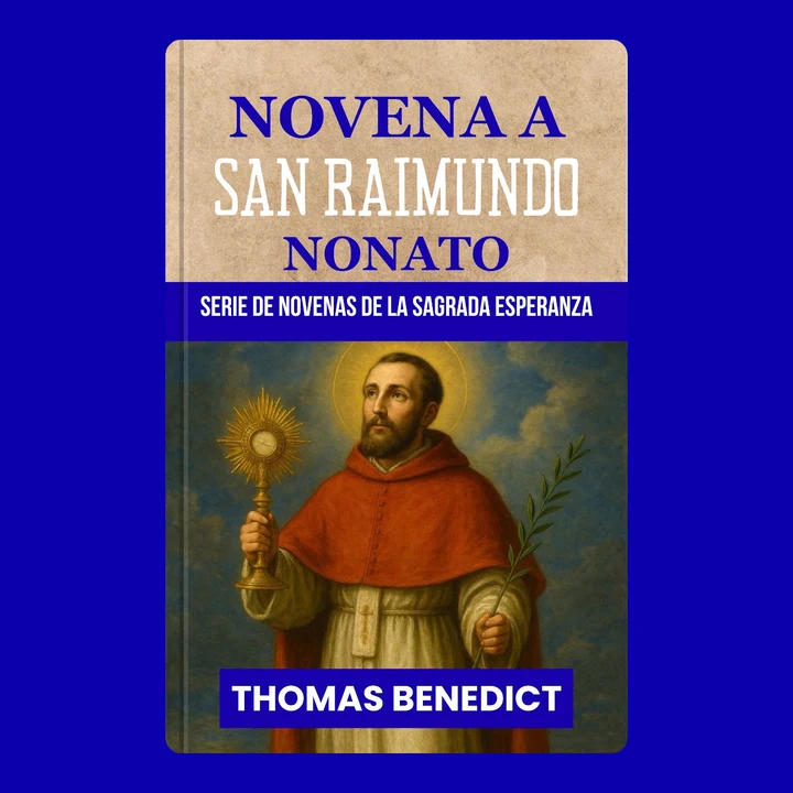 Portada de NOVENA A SAN RAIMUNDO NONATO: Protectora de las madres, los partos y las familias necesitadas: Guía de oración de nueve días de la Novena a la Sagrada Esperanza, de THOMAS BENEDICT