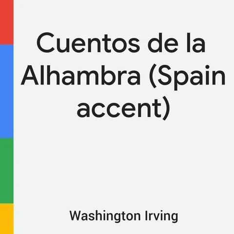 Portada de Cuentos de la Alhambra (Spain accent)