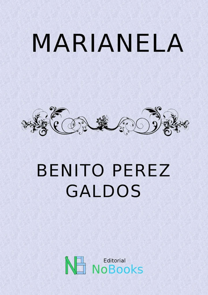 Portada de Marianela, de Benito Pérez Galdós
