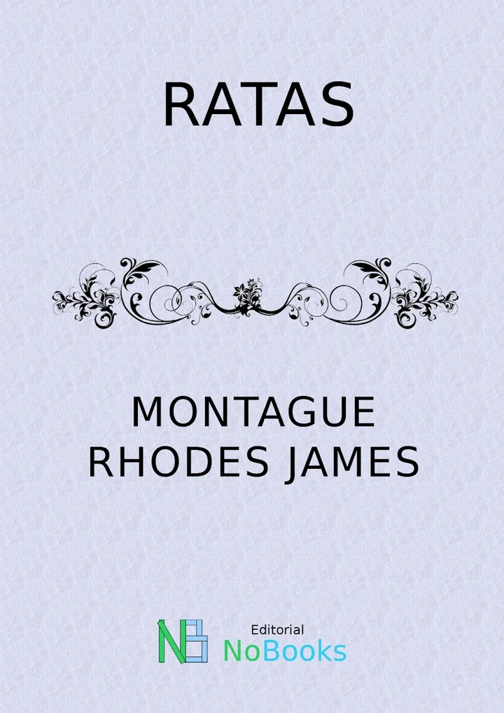 Portada de Ratas, de Montague Rhode James