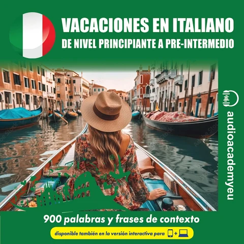 Portada de Vacaciones en italiano