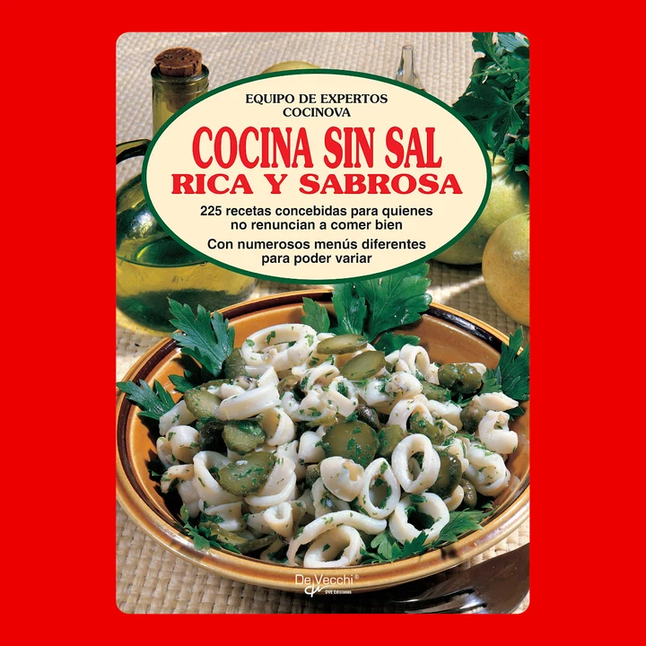 Portada de Cocina sin sal rica y sabrosa, de Equipo de expertos Cocinova