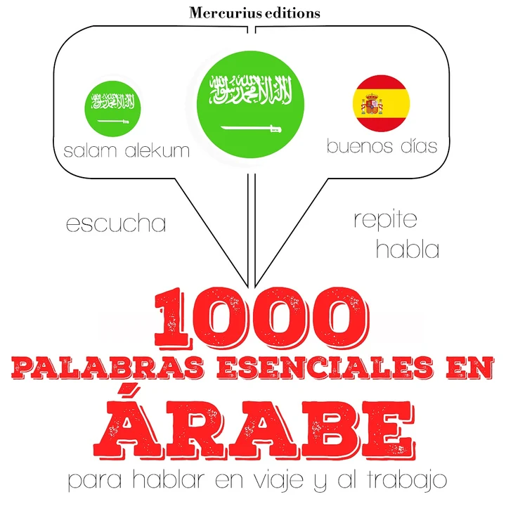 Portada de 1000 palabras esenciales en árabe, de JM Gardner