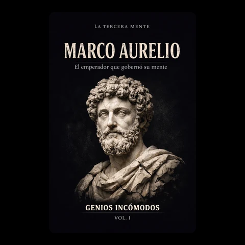 Portada de MARCO AURELIO: El emperador que gobernó su mente: Genios Incómodos: Reinterpretados en el Siglo XXI. Volumen I