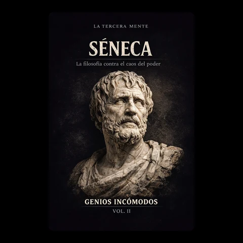 Portada de SÉNECA: La filosofía contra el caos del poder: Genios Incómodos: Reinterpretados en el Siglo XXI. Volumen II