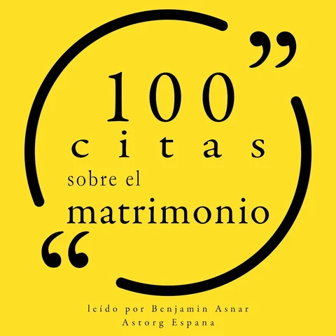 Portada de 100 citas sobre el matrimonio: Colección 100 citas de