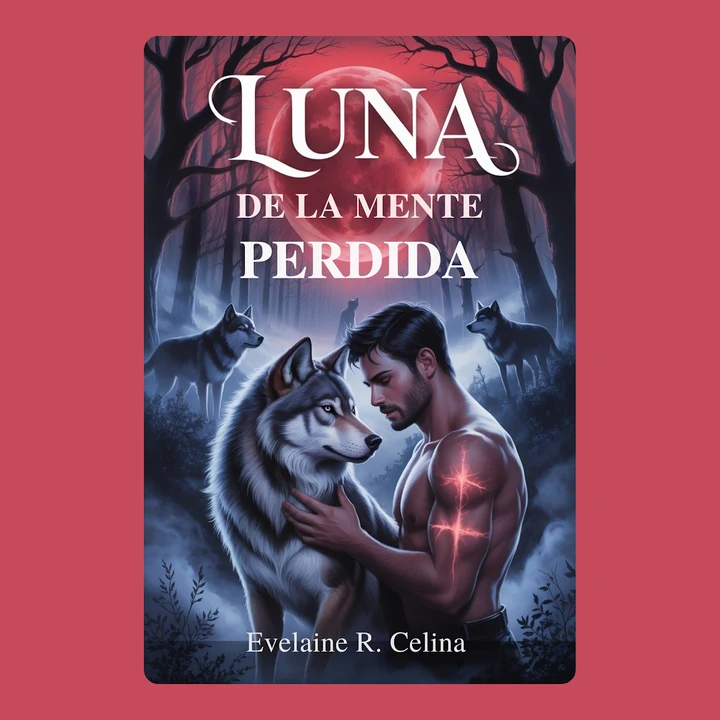 Portada de LUNA DE LA MENTE PERDIDA: Un oscuro romance de lobos predestinados sobre la memoria, el deseo y la batalla por el control, de Evelaine R. Celina
