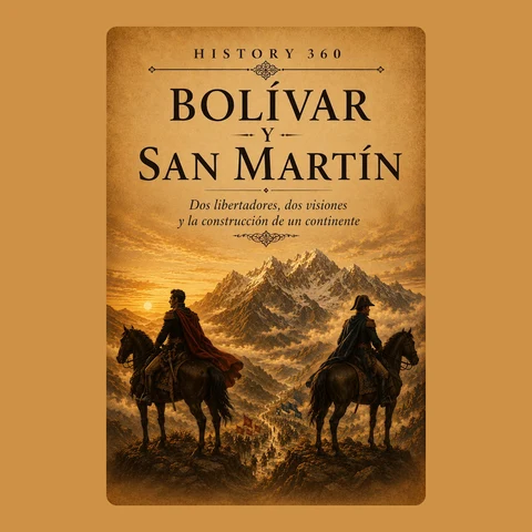 Portada de Bolívar y San Martín: Dos libertadores, dos visiones y la forja de un continente