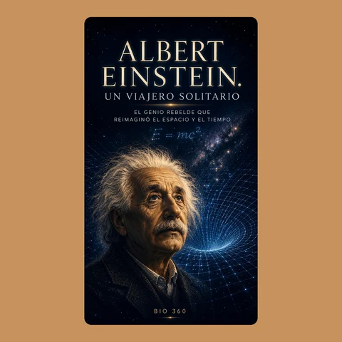 Portada de Albert Einstein. Un viajero solitario: El genio rebelde que reimaginó el espacio y el tiempo