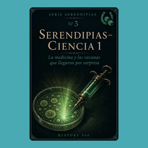 Portada de Serendipias — Ciencia 1: La medicina y las vacunas que llegaron por sorpresa
