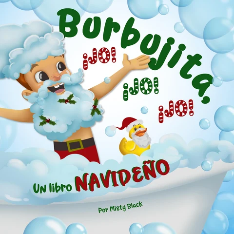 Portada de Burbujita, ¡Jo! ¡Jo! ¡Jo!: Un libro navideño