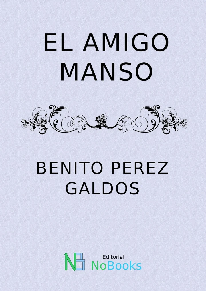 Portada de El amigo Manso, de Benito Pérez Galdós