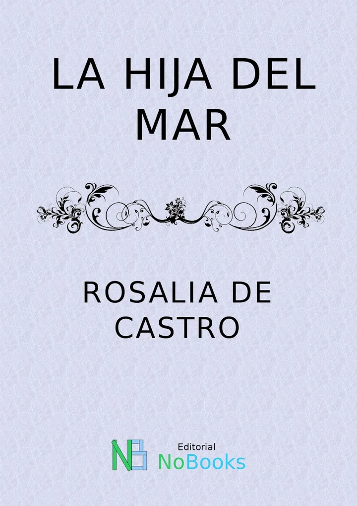 Portada de La hija del mar, de Rosalia de Castro