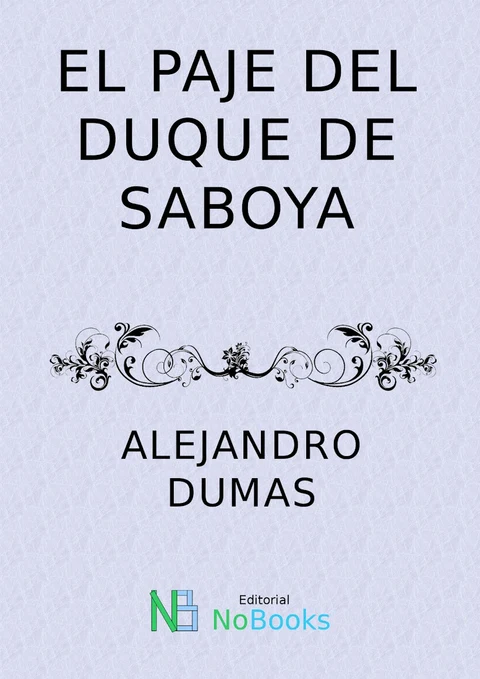Portada de El Paje del duque de saboya