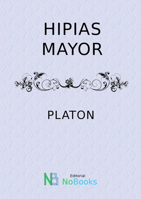 Portada de Hipias mayor