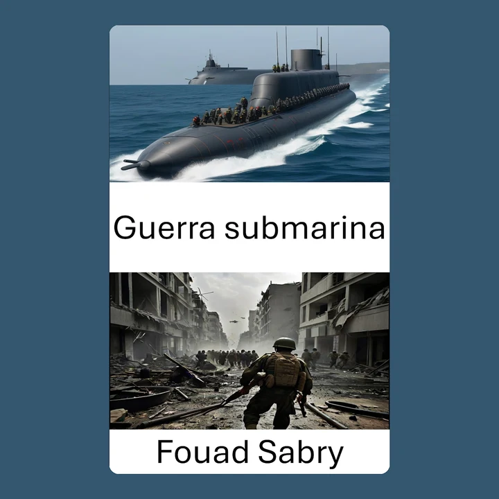 Portada de Guerra submarina: Estrategias, tácticas y tecnología, de Fouad Sabry