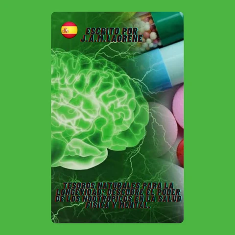Portada de Tesoros Naturales para la Longevidad: Descubre el Poder de los Nootrópicos en la Salud Física y Mental.