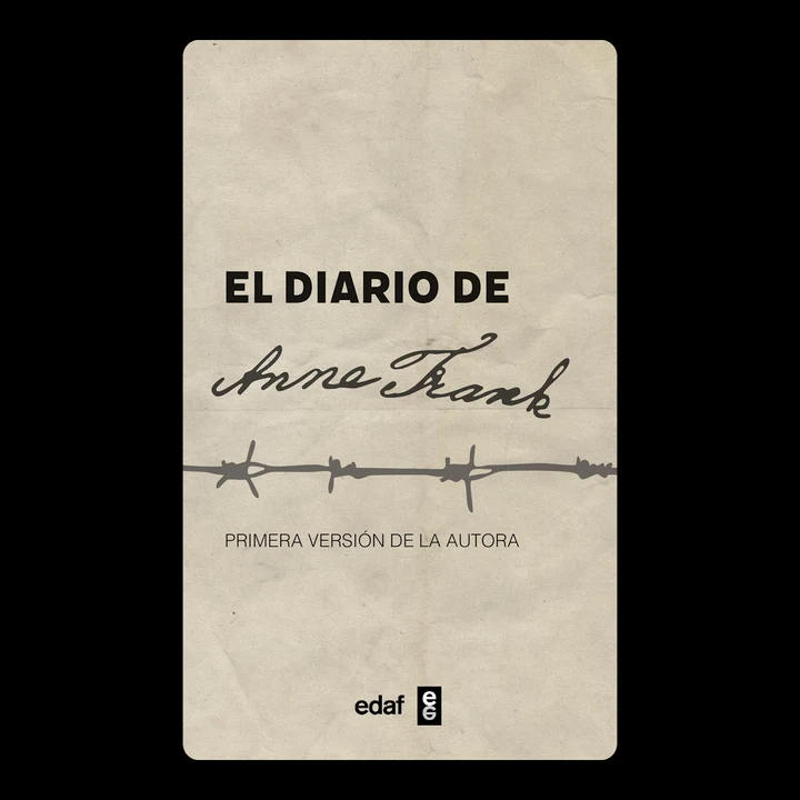 Portada de El diario de Anne Frank, de Anne Frank