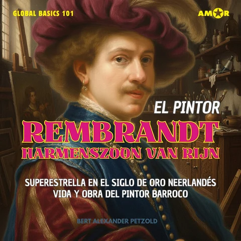 Portada de El pintor Rembrandt Harmenszoon van Rijn - Superestrella en el Siglo de Oro neerlandés - Vida y obra del pintor barroco - Global Basics 101 - Tu serie para el saber moderno, Folge 1 (completo)