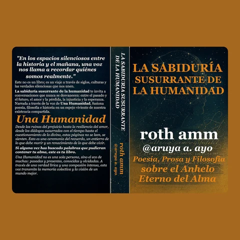 Portada de La Sabiduría Susurrante de la Humanidad: Poesía, Prosa y Filosofía sobre el Anhelo Eterno del Alma