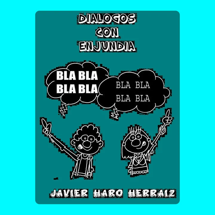 Portada de DIÁLOGOS CON ENJUNDIA, de JAVIER HARO HERRAIZ