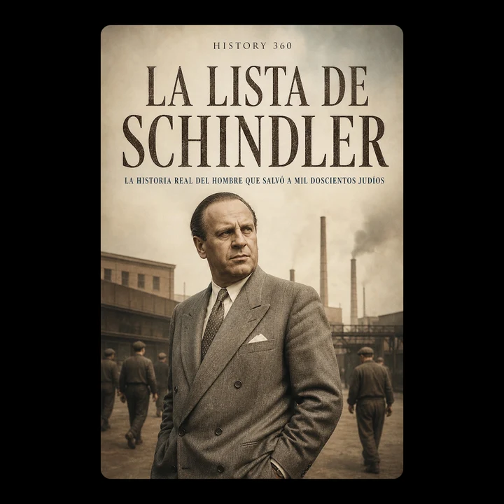 Portada de LA LISTA DE SCHINDLER, de HISTORY 360
